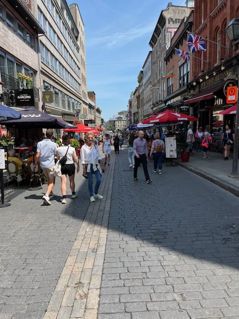 Historische Fußgängerzone in der Altstadt von Québec